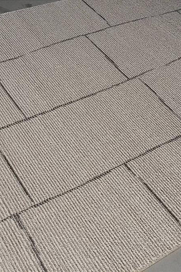 Design Wollteppich PERLE geo