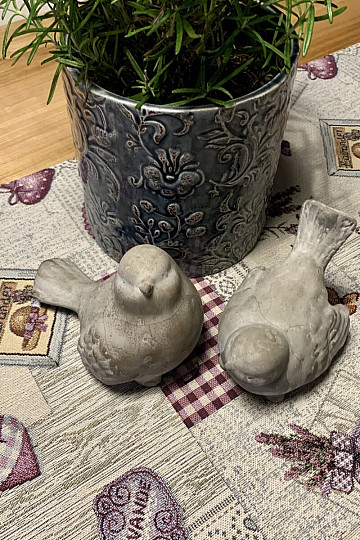 Gobelin Tischdecke und Schal Lavendel Provence