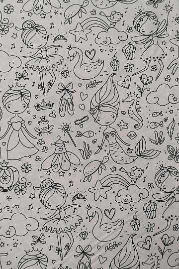 Stoff zum Bemalen von FAIRY KINGDOM