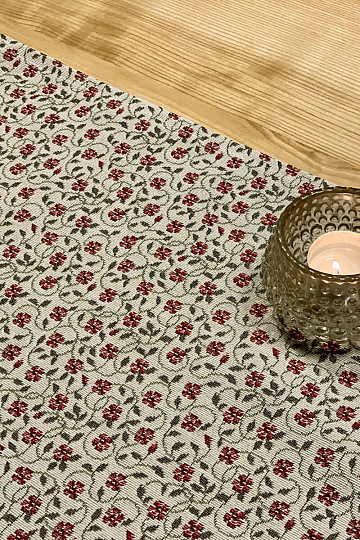 Tapisserie Tischdecke, Schal Vintage Blumen