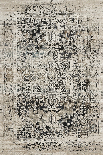 Stück Teppich BOHO geometrisches antikes Beige