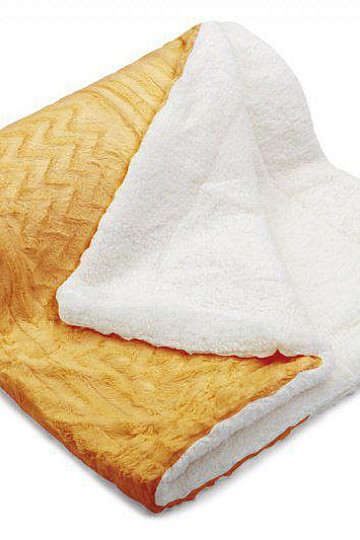 Wohndecke Schaf Jacquard - 150x200 Orange