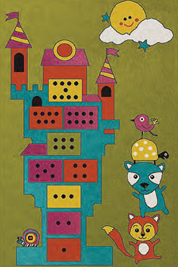 Kinderteppich PLAY Spielturm