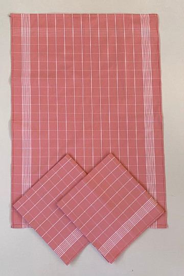 Geschirrtücher CUBE OLD PINK3 Stk