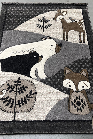 Kinderteppich VEGAS TIERE DES WALDES