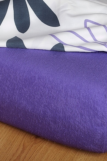 Frottierdecke Farbe PURPUR