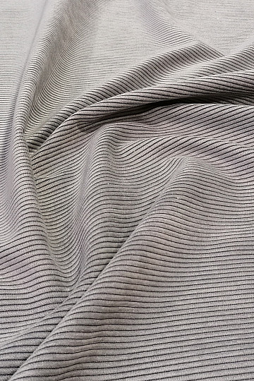 Möbelstoff RIB SHADOW grau