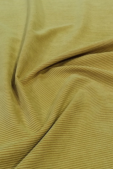 Möbelstoff RIB OCHER Senf