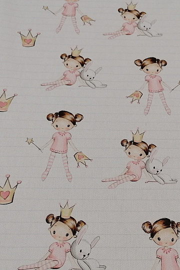 Dekorationsstoff für Kinder KLEINE PRINZESSIN