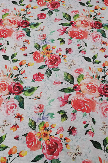 Dekorationsstoff ZAIDA FLOWERS