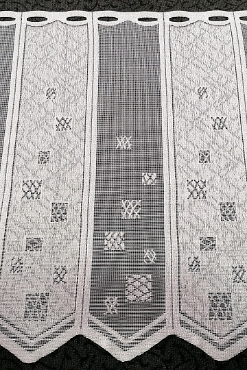 Buntglasvorhang – Jacquard, bestickt 934