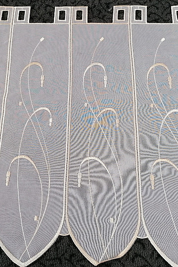 Glasmalvorhang - Voile 6312