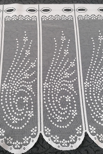 Glasmalvorhang - Jacquard DD966