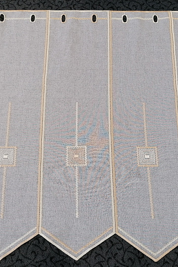 Glasmalvorhang - bestickt HF43952