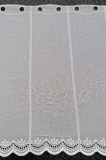 Glasmalvorhang - mit Stickerei 26202