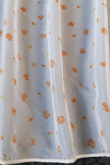 Kurzer Voile-Vorhang 80 cm