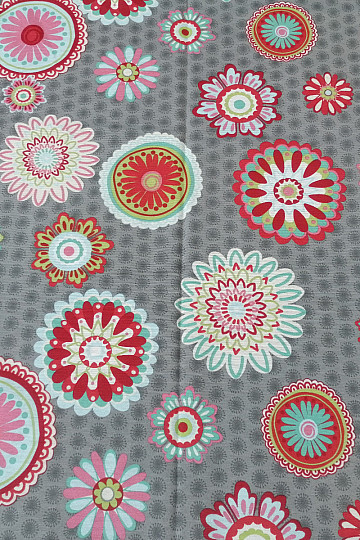 Dekorativer Vorhang Mandala Blume -130x245 cm