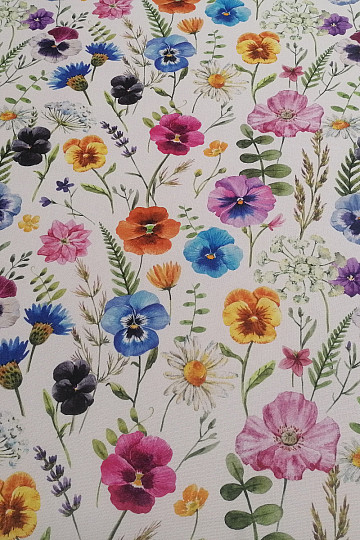 Dekostoff GARTENBLUMEN