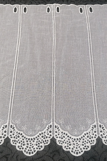 Buntglasvorhang bestickt V507