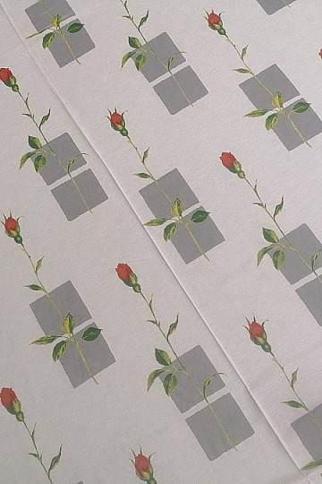 Dekovorhang Rose 1 -140x260 cm