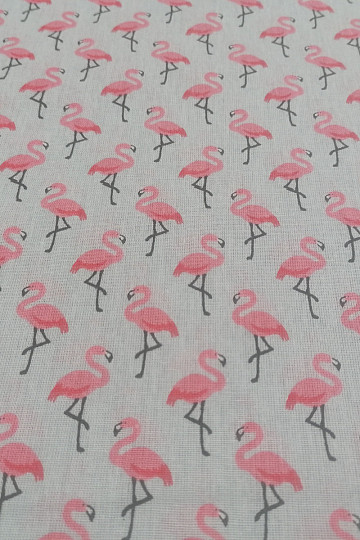 Dekorationsstoff FLAMINGO gris