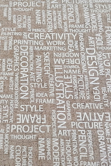 Dekostoff ART LETRAS