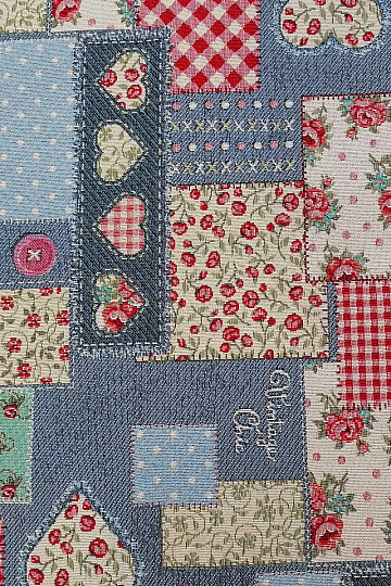 VINTAGE PATCHWORK Gobelinstoff