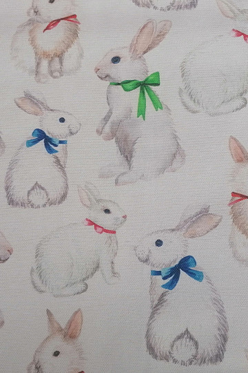 Ostertischdecken und Schals Osterhasen