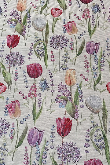 Gobelinstoff TULPEN - FRÜHLING