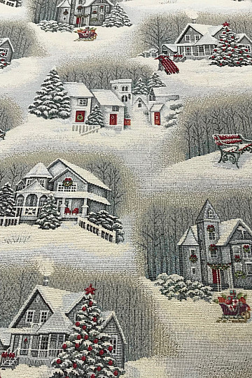 Gobelinstoff WEIHNACHTSLANDSCHAFT