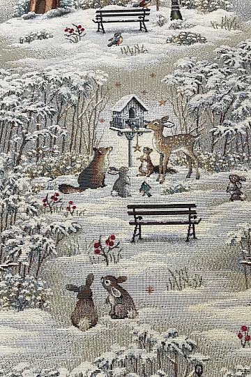 Gobelinstoff NACHT WINTER
