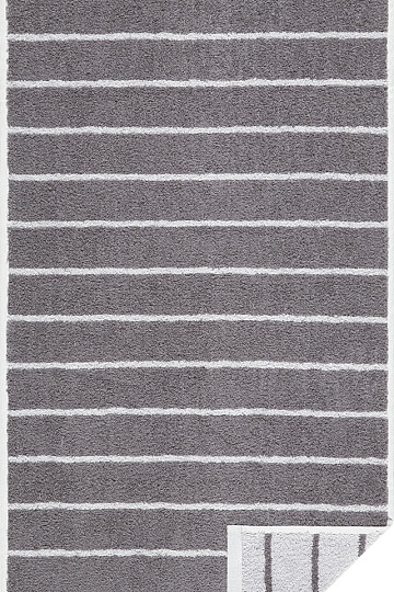 Luxus Handtuch und Badetuch LINE 072 grau