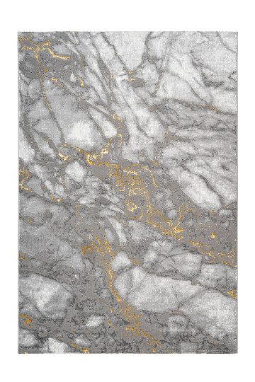 Moderner Teppich MARMARIS 400 Gold