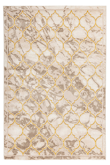 Moderner Teppich MARMARIS 401 beige