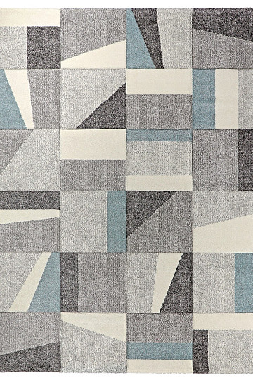Modernes Stück Teppich DIAMOND geometrische Quadrate