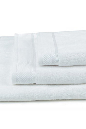 Handtuch und Badetuch MIKRO weiß