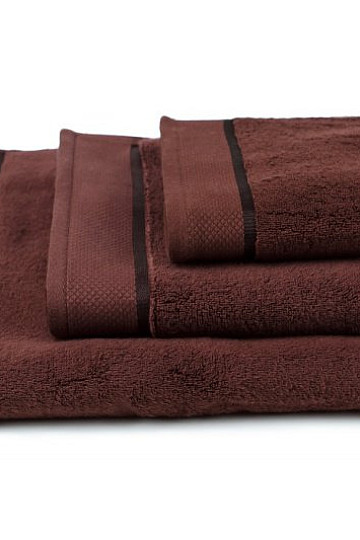 Handtuch und Badetuch MIKRO dunkelbraun