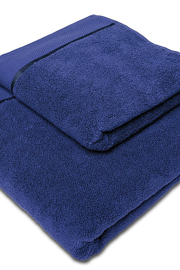 Handtuch und Badetuch MIKRO marineblau dunkel
