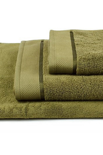 Handtuch und Badetuch MIKRO dunkelgrün