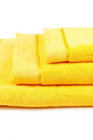 Handtuch und Badetuch MIKRO gelb