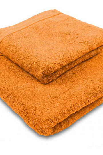 Handtuch und Badetuch MIKRO Orange-Senf