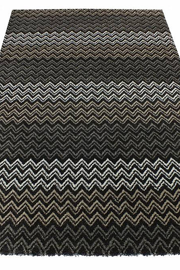 Teppich modern ZIG ZAG brown