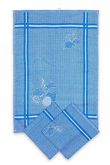 Handtücher RADISH BLUE 3 Stk