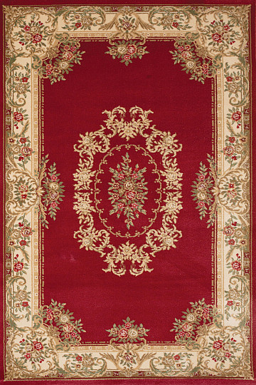 Stück Teppich SOLID 01 rot