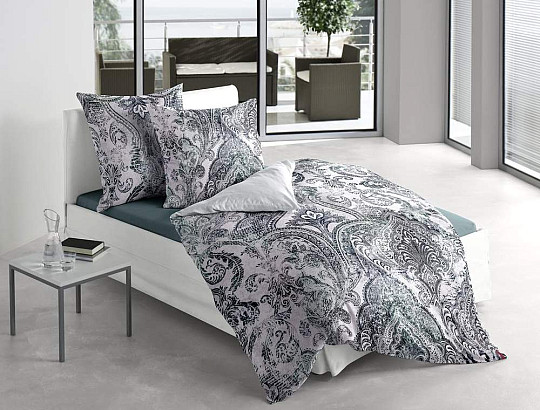 IRISETTE Luxus-Bettwäsche aus Baumwolle/Satin JUWEL-K 8876-30