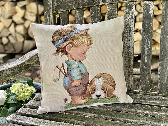 Gobelin-Kissenbezug JUNGE