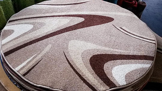 Rundteppich COFFEE beige