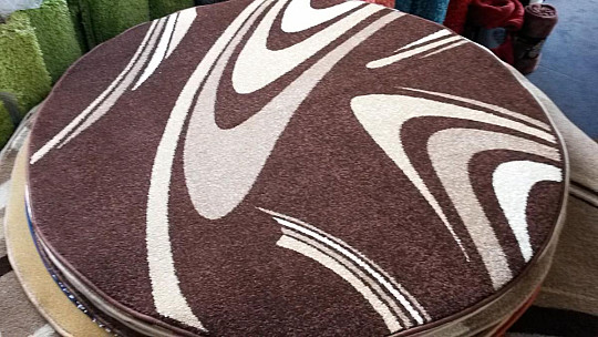 Rundteppich COFFEE braun