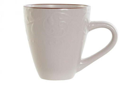 BEIGE RELIEF Becher 325ml beige