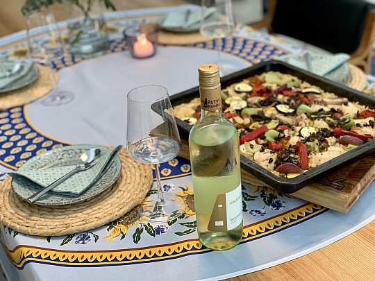 Tischdecke und Kreis SUNFLOWER